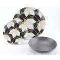 Оптовая продажа новой дизайнерской посуды накалий керамическая пластина